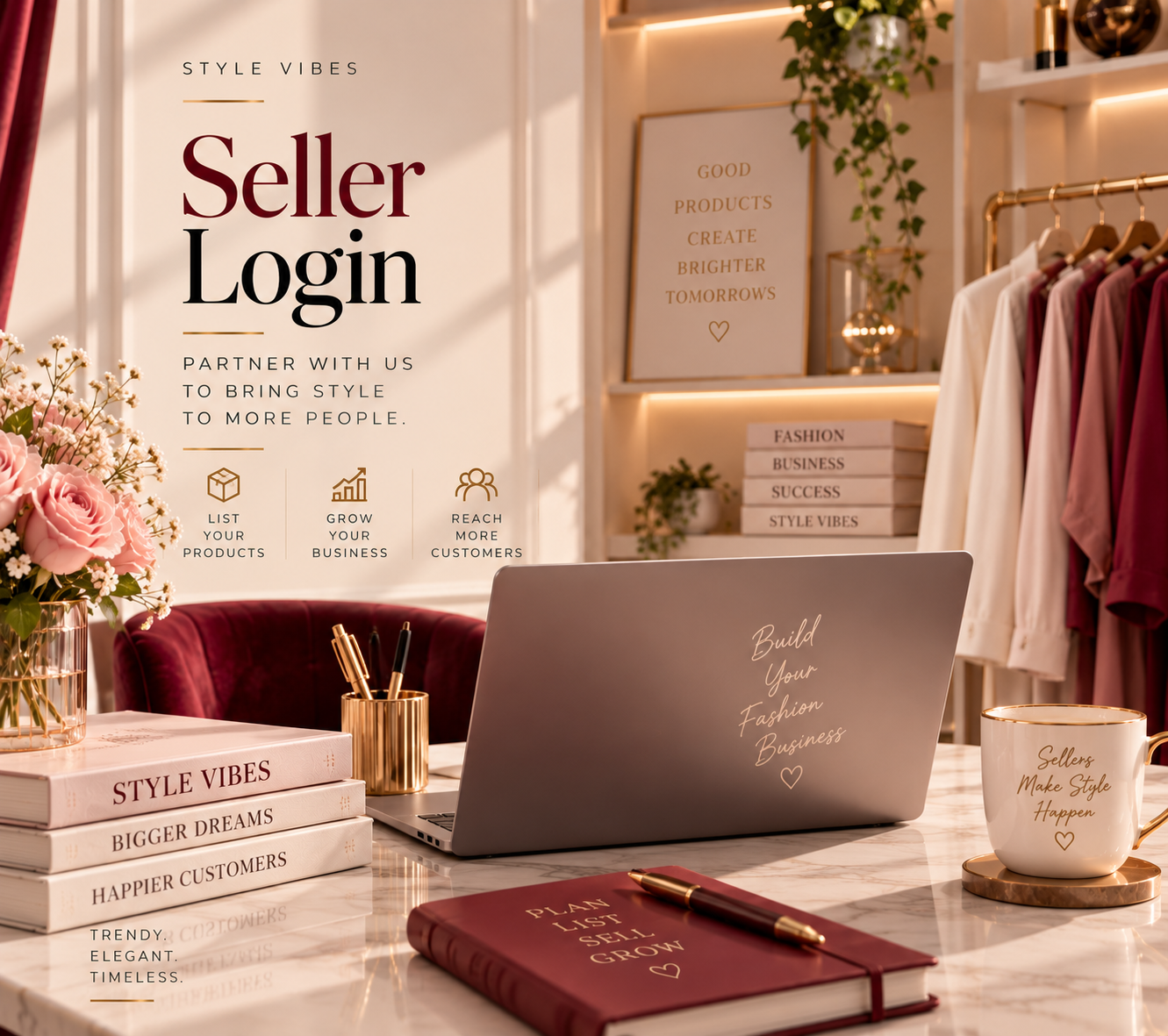 Seller Login Page Image